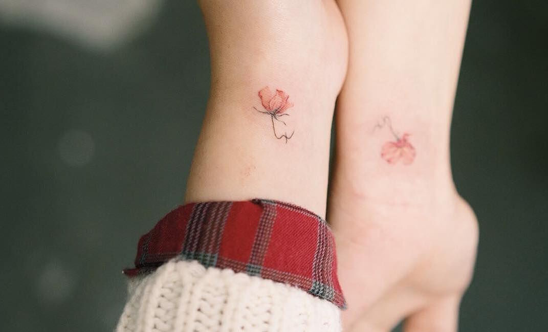 klein-tattoo's-kleur-femfem