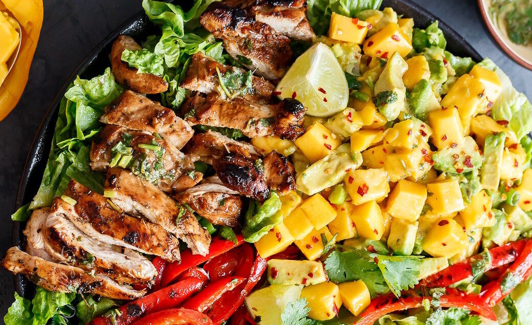 salade-kip-mango