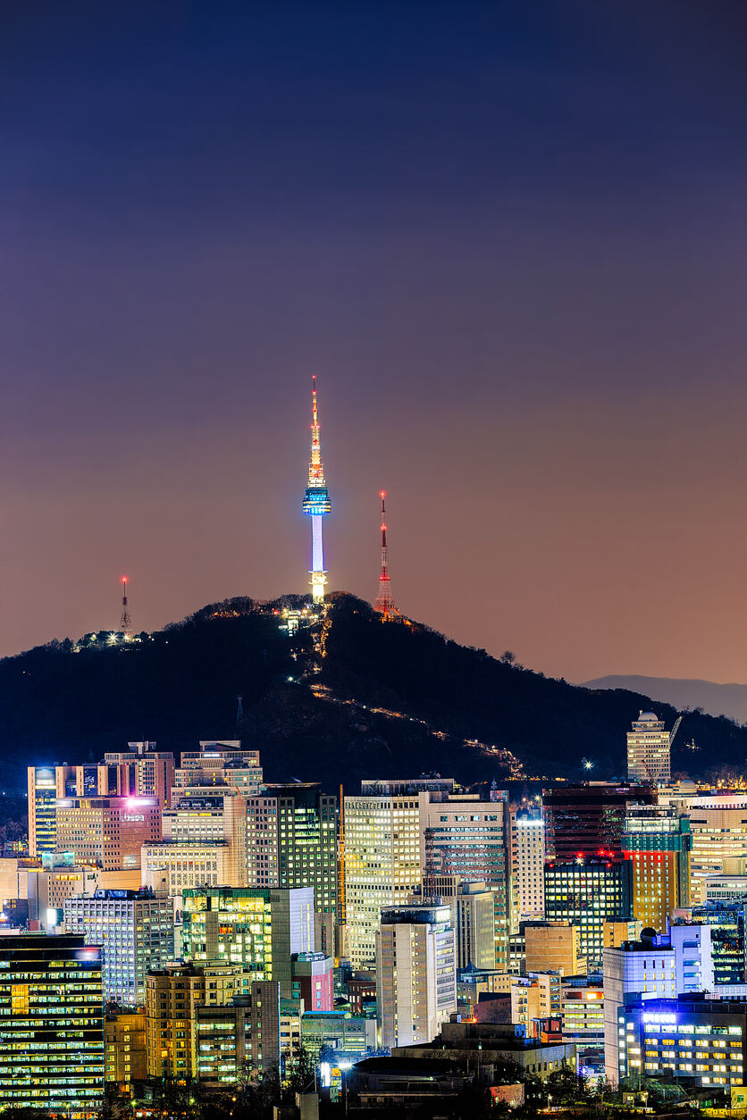 Seoul Cityscape at Night