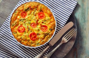 Illustratie voor: Recept: frittata met kip uit de oven