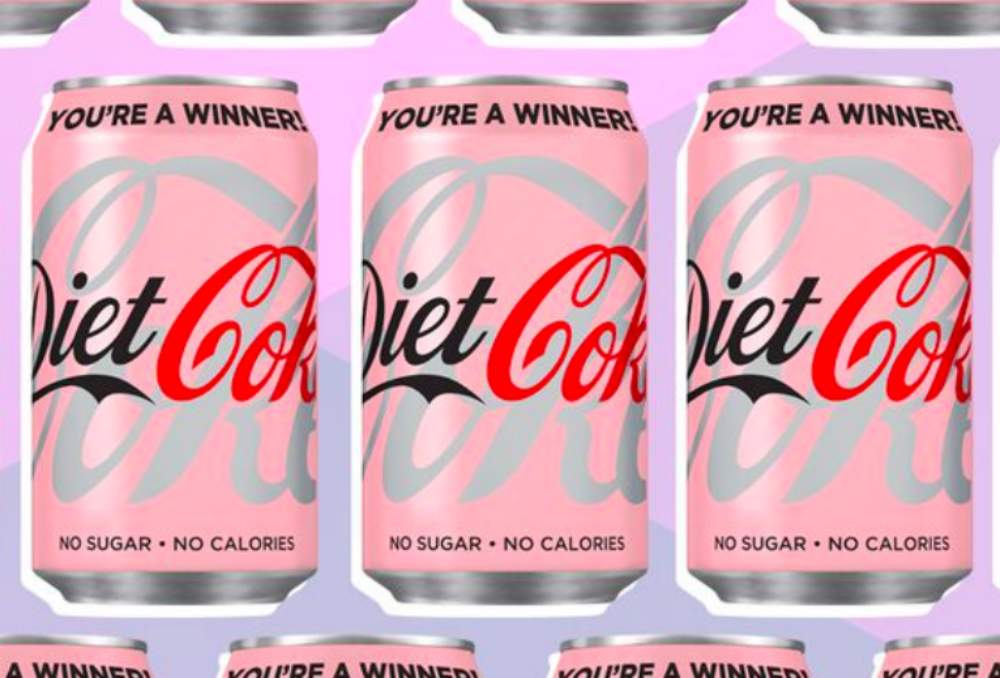 Roze Coca-Cola Light FEM FEM