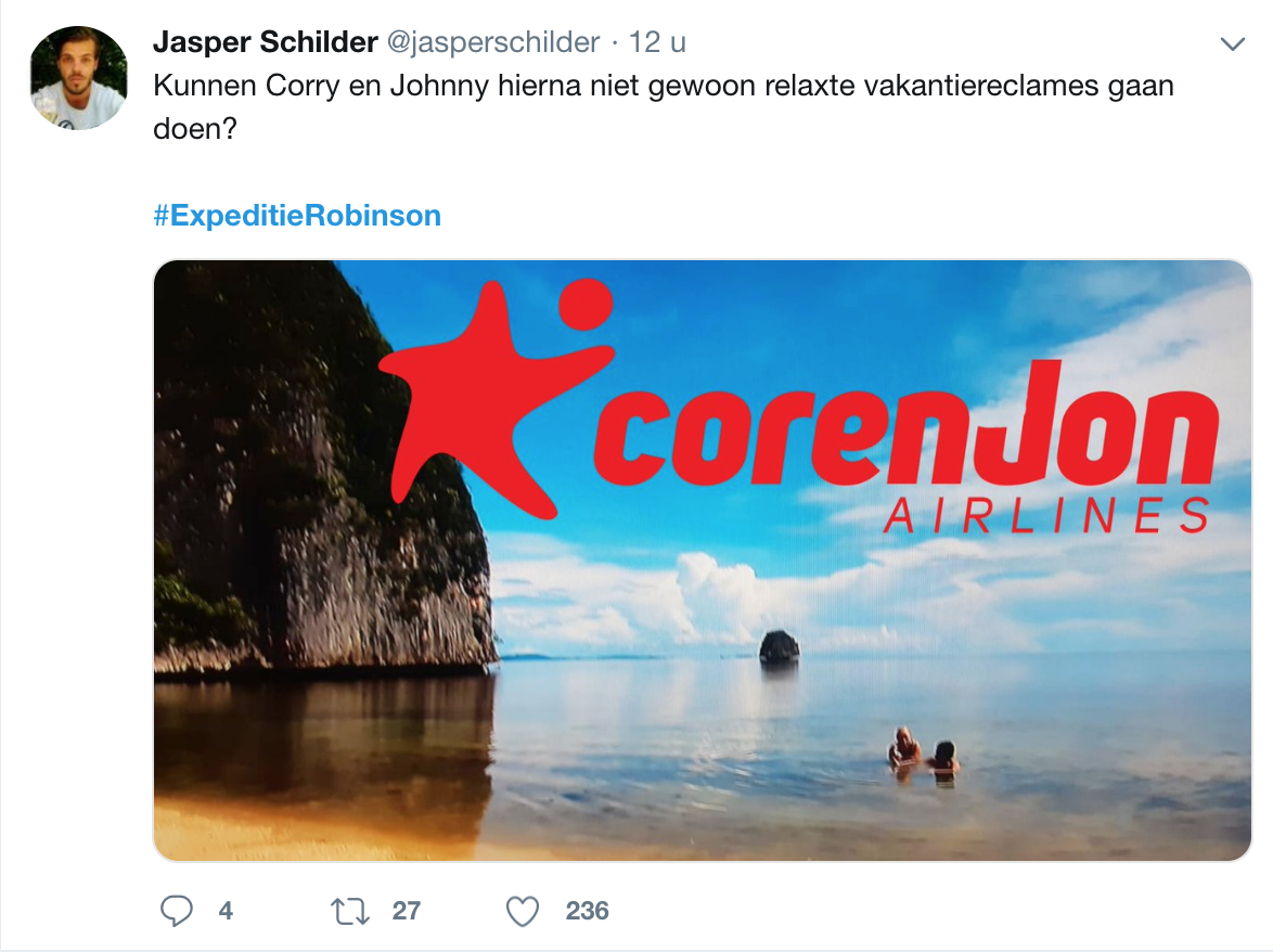 Expeditie Robinson Twitter
