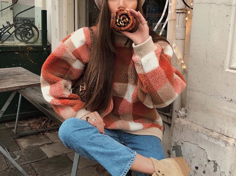fleece trui