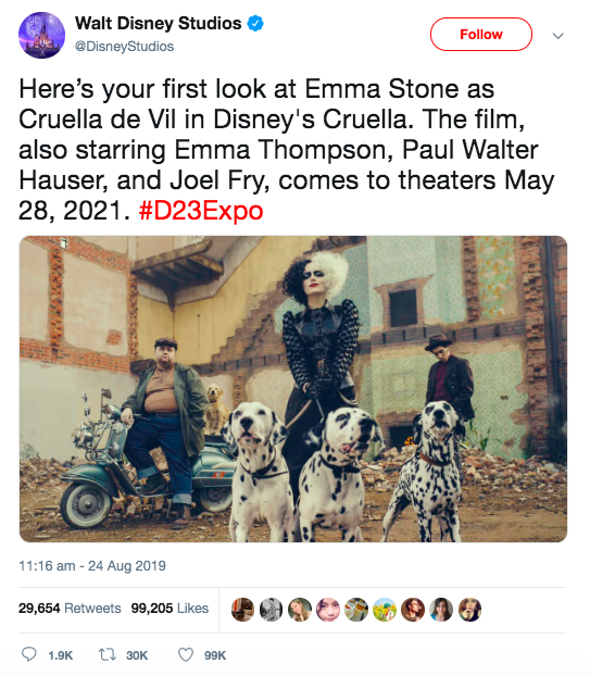 Emma Stone cruelle de vil FEM FEM