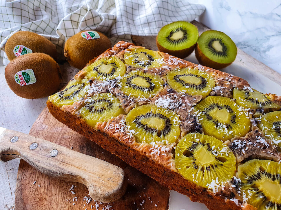 Kiwi ontbijtcake - liggend