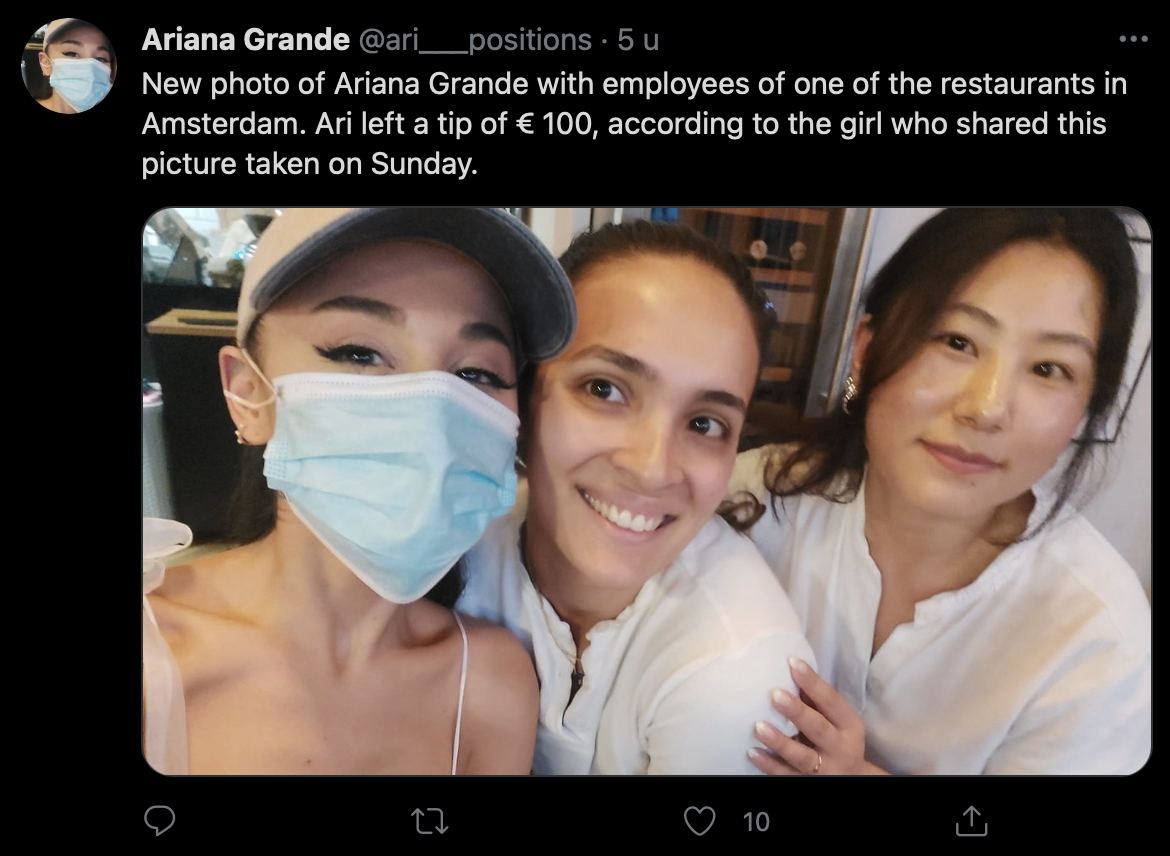ariana grande Amsterdam