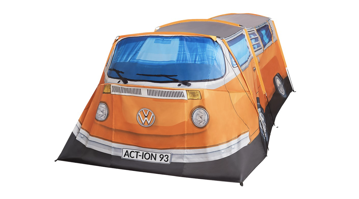 action volkswagenbusje