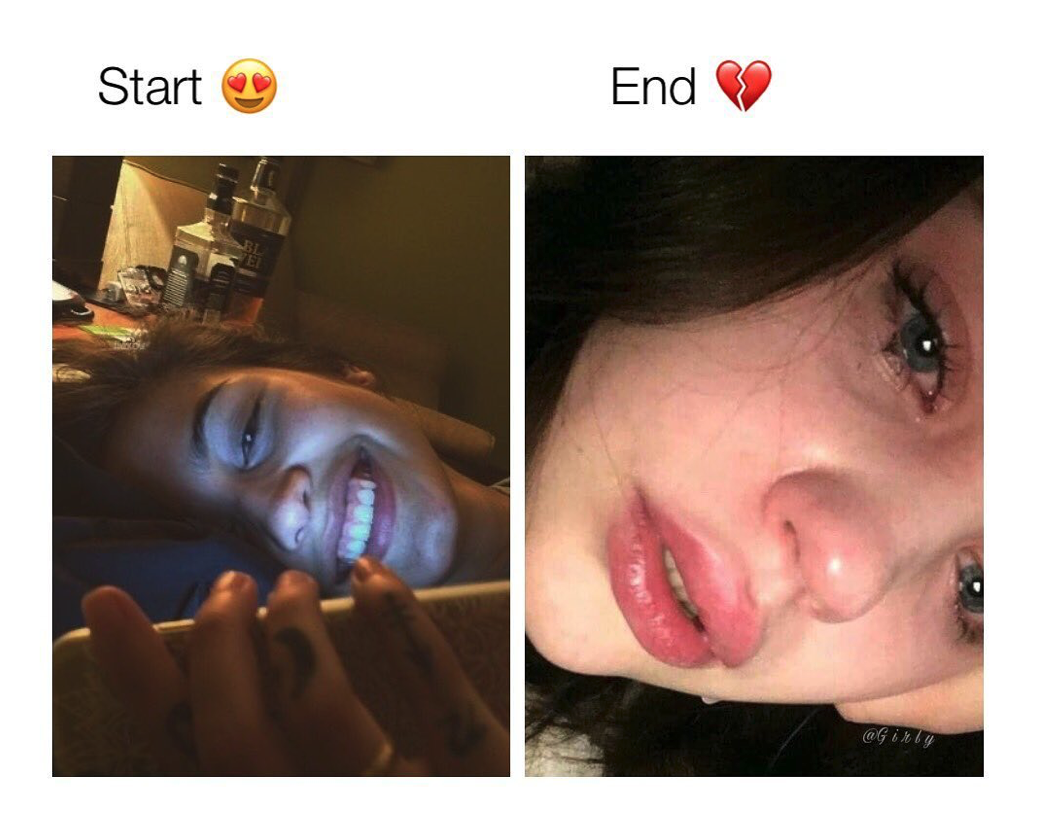 girl sad meme