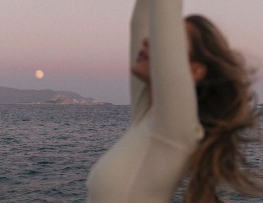 meisje strand