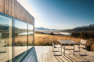 Houten villa in IJsland