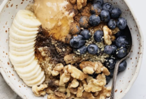 Victoria's Secret modellen eten als ontbijt