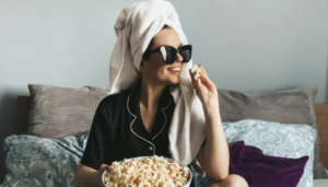 alle ongepopte popcorn uit de zak