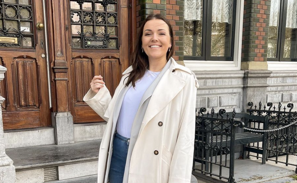 optrekje van influencer Mascha Feoktistova
