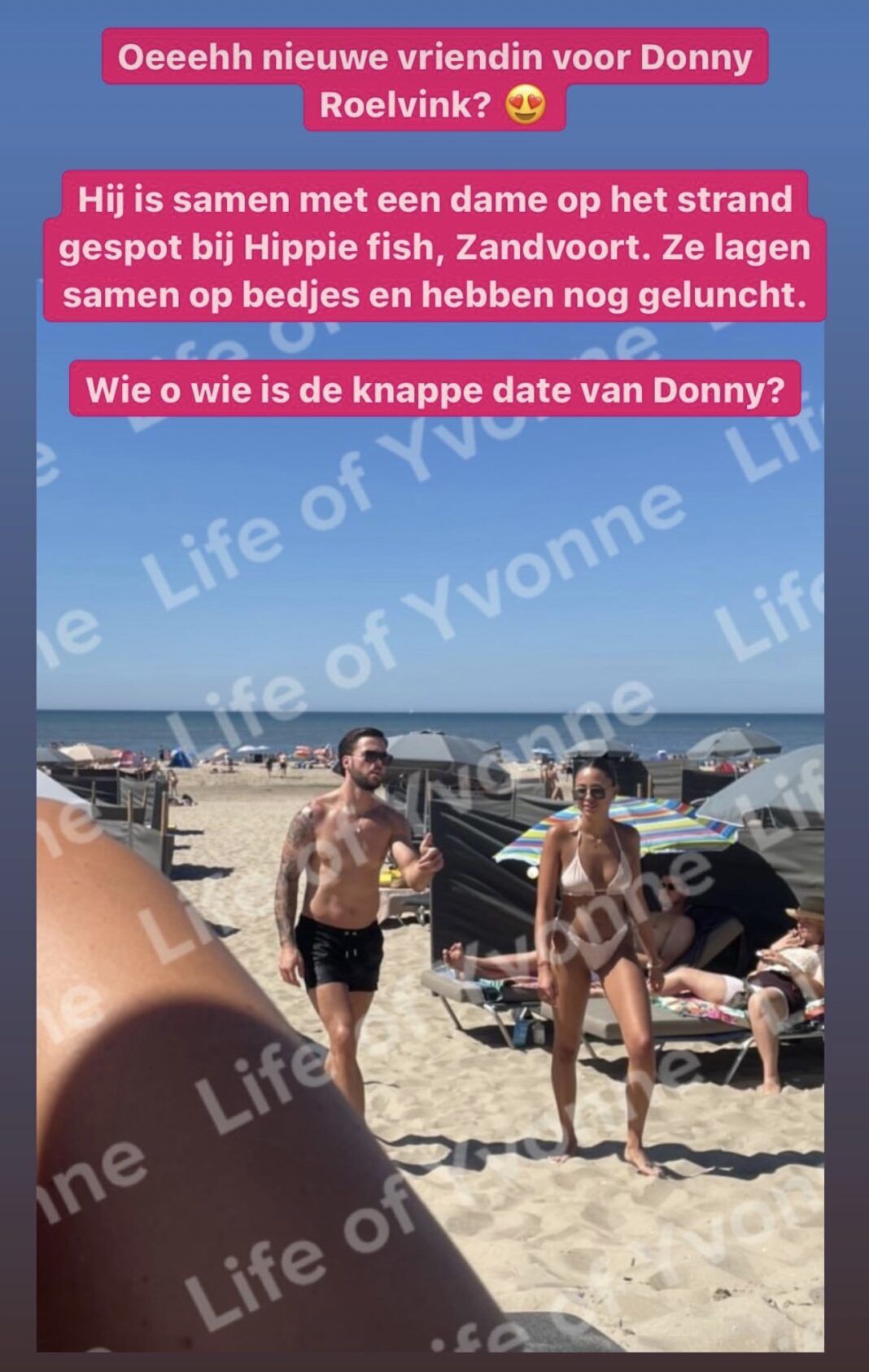 Donny Roelvink nieuwe vriendin lover