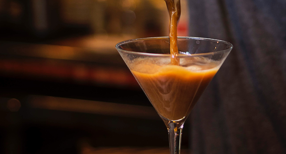 Tiramisu cocktail martini