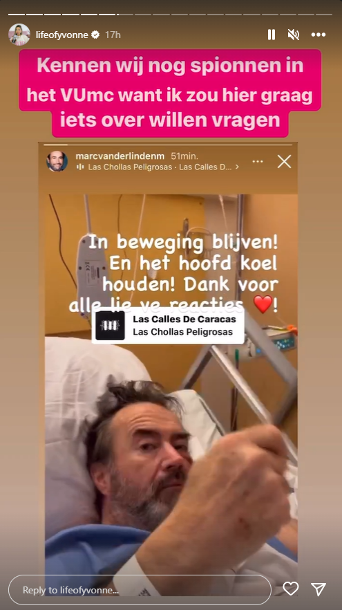 Marc van der Linden herseninfarct