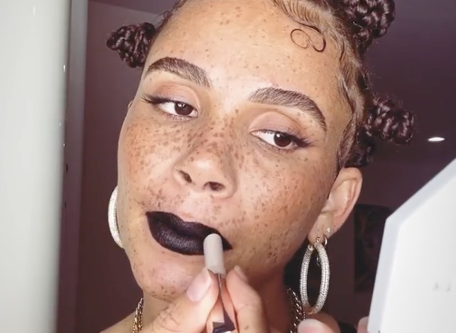 zwart lipstick