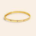 bangle armband gold plated