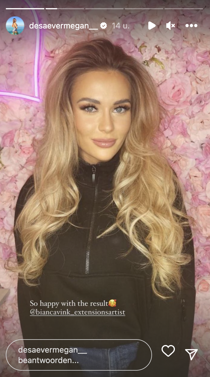 megan blond haar