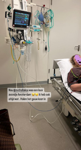 fabiola volkers ziekenhuis avondje uit Amsterdam
