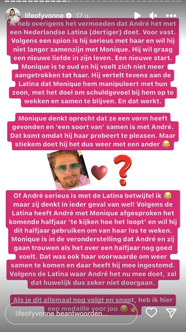 andré hazes latina nieuwe liefde yvonne coldeweijer