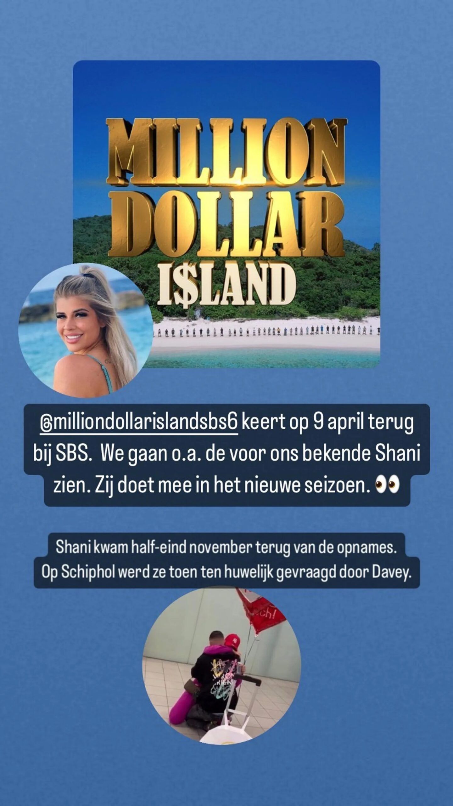 million dollar island shani