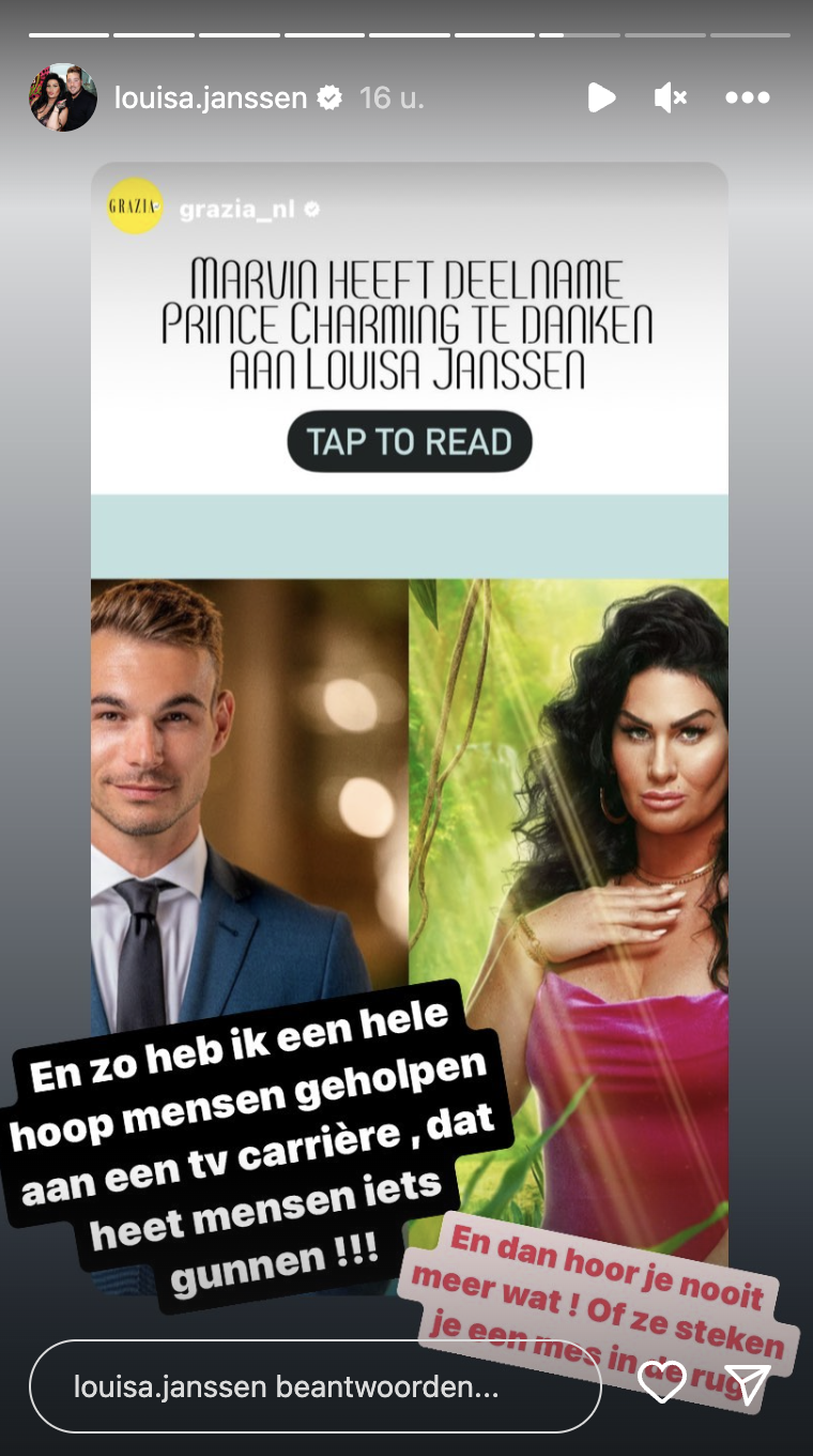 louisa janssen marvin prince charming
