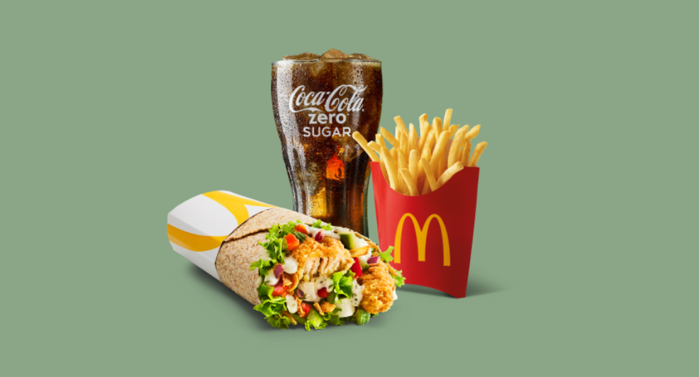 Nieuwe McWrap assortiment McDonalds 