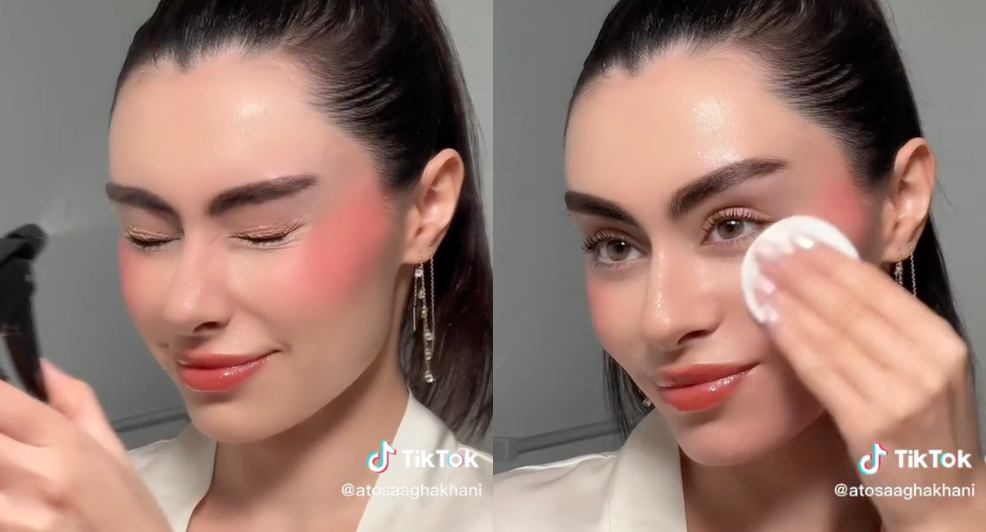 Micellair water spray life hack TikTok