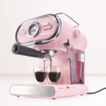 roze espressomachine