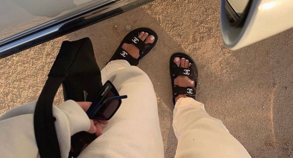 H&M sandalen Chanel dupe