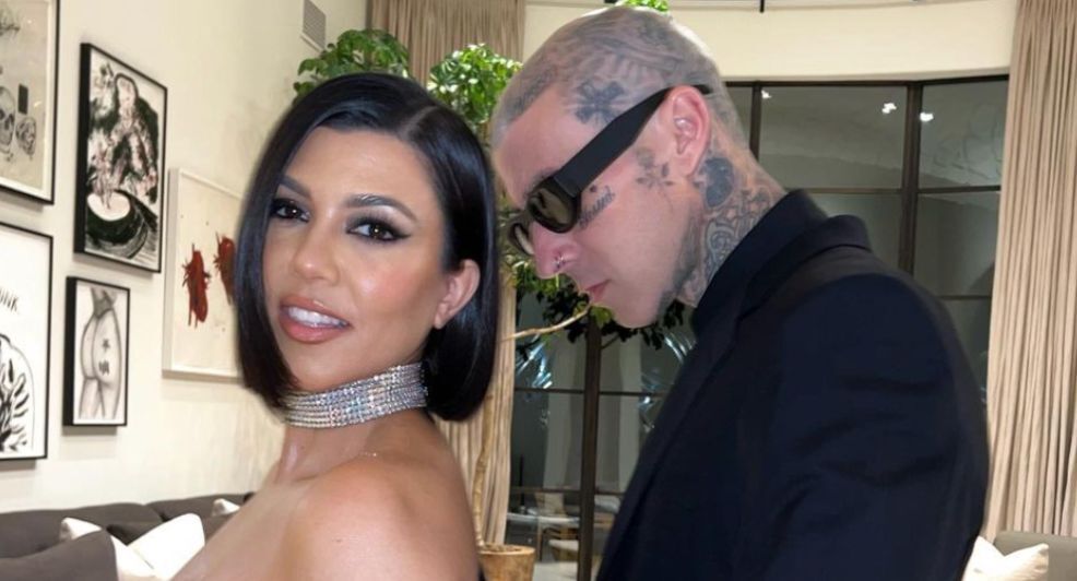Kourtney Kardashian en Travis Barker