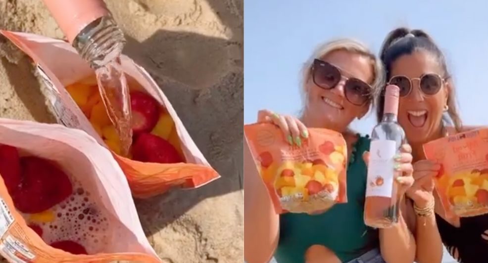 cocktails maken op het strand