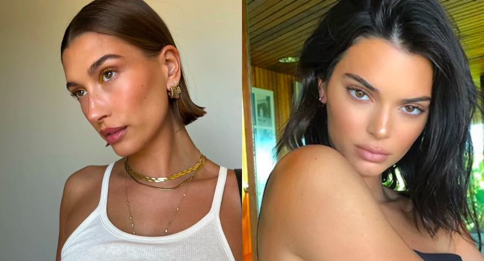 hailey bieber kendall jenner