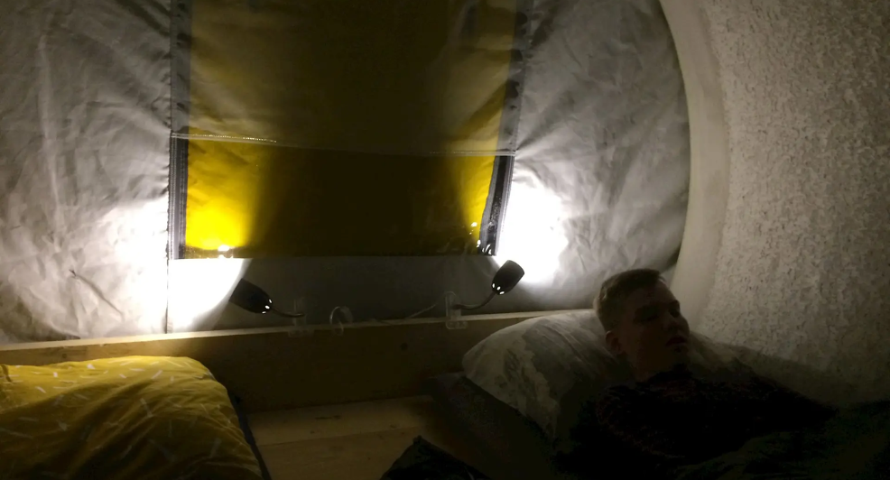 bijzondere camping slapen in rioolbuis