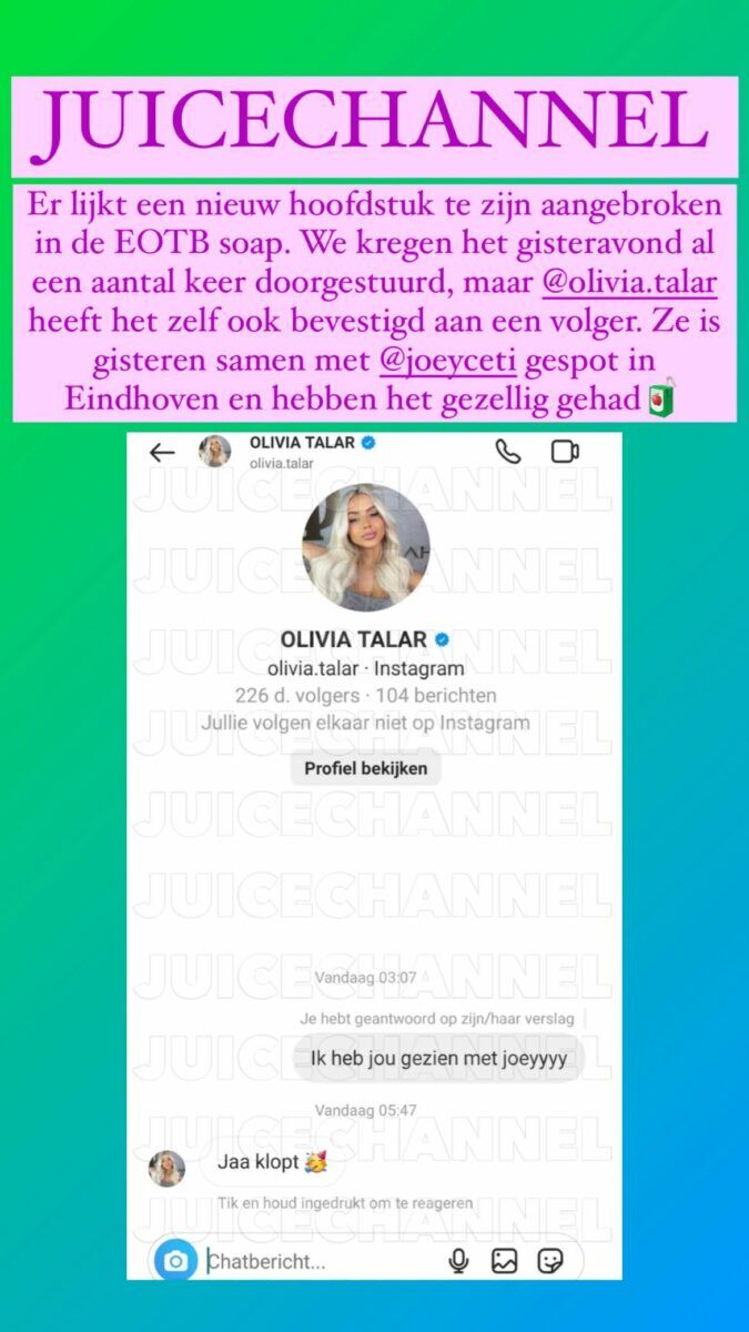olivia talar joey daten dennis roos ex on the beach