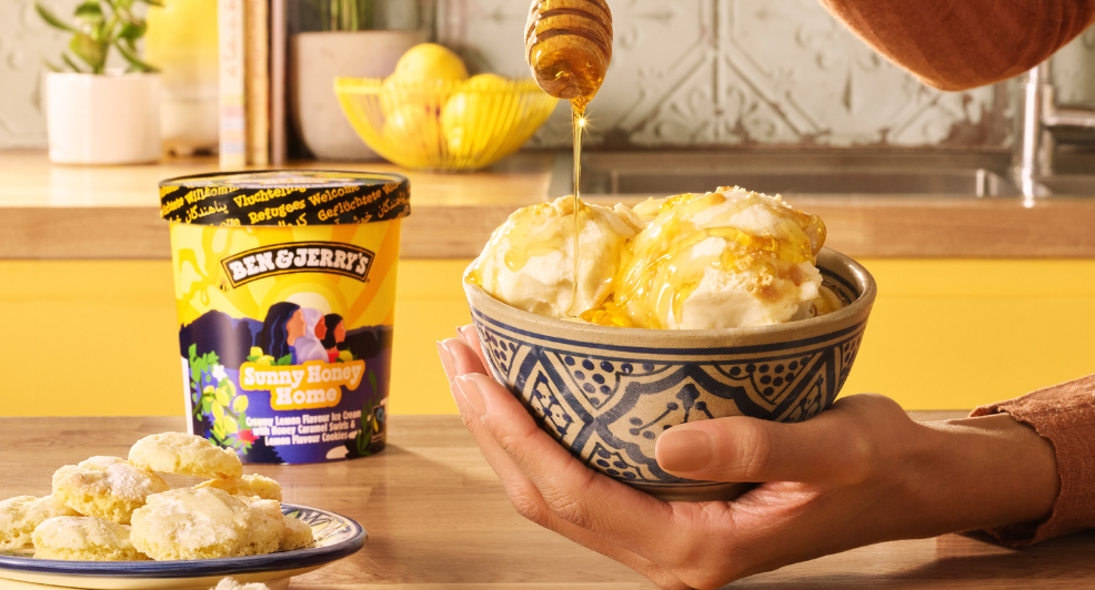 ben & jerry's ijs nieuwe smaak sunny honey