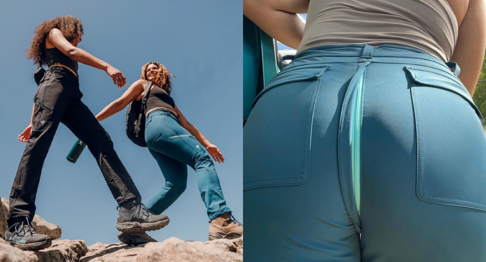 wild plassen broek zip kont zeilen natuur 