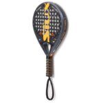 padel racket action