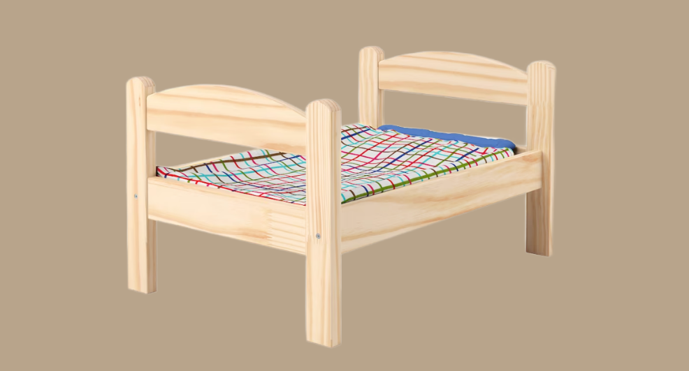 ikea bed poppen grappige reden