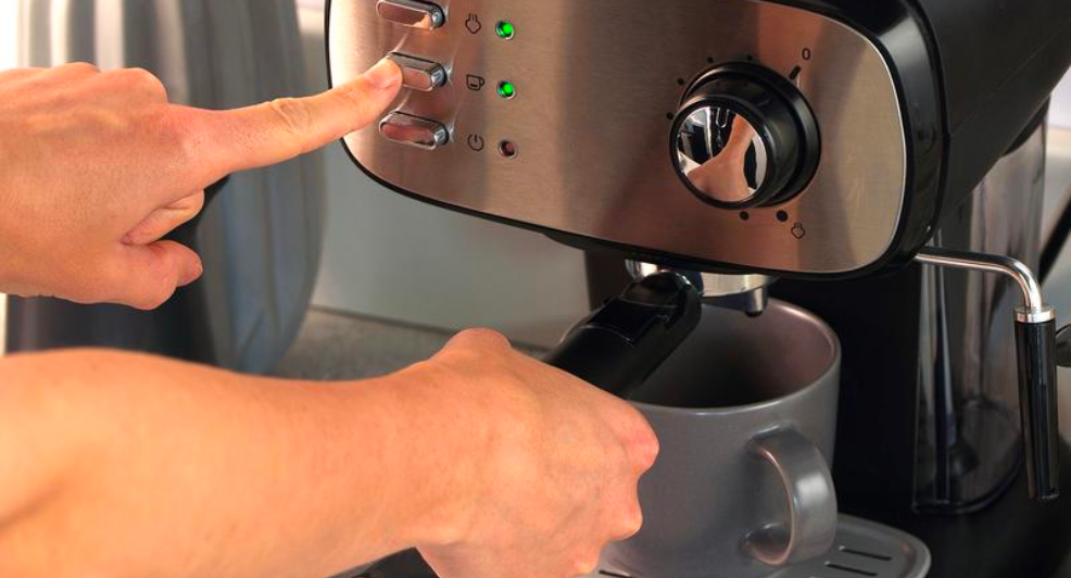 koffiemachine piston action