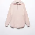 Half zip trui