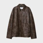 Bomberjack leer stradivarius