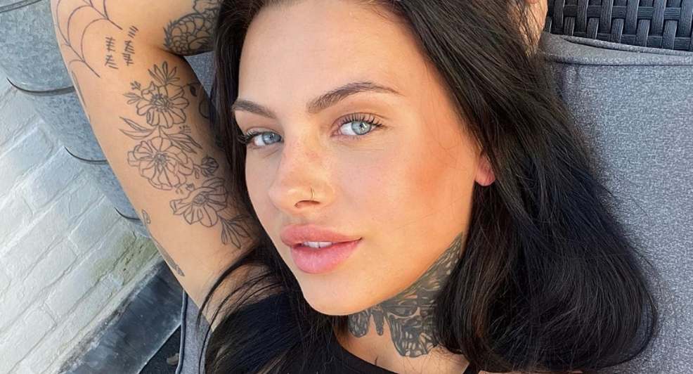 danique tattoo gezicht