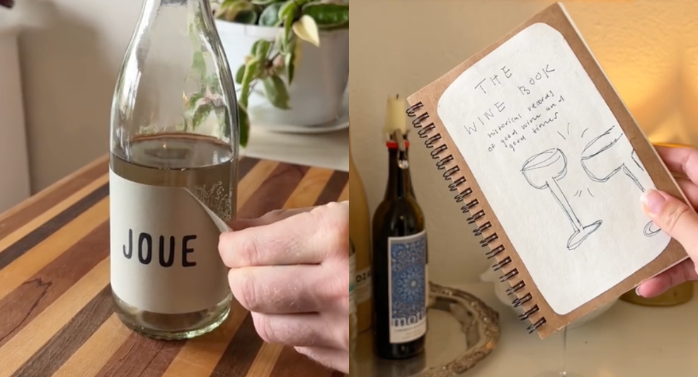 wijnjournal maken wijnetiketten
