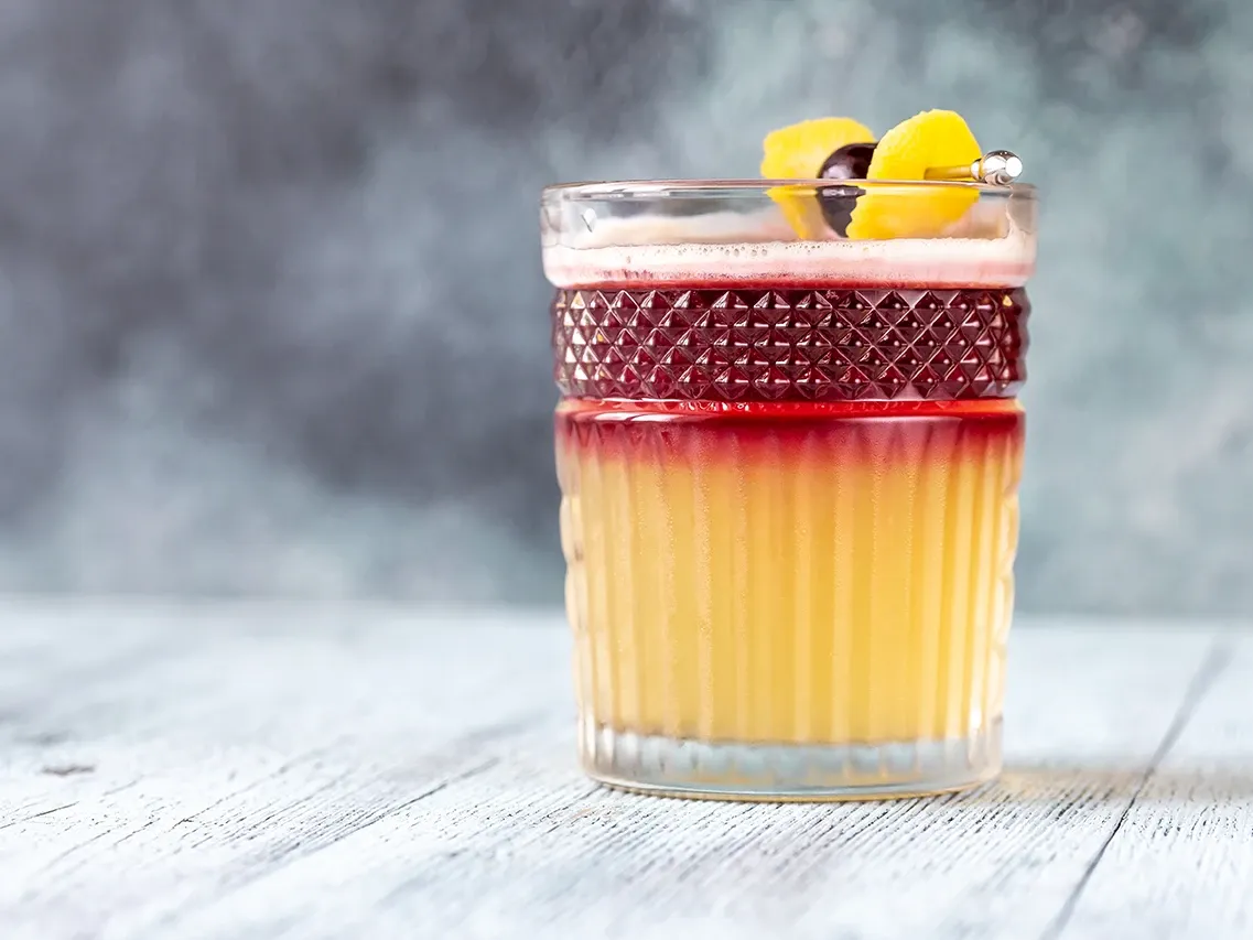 Wijncocktail: New York Sour