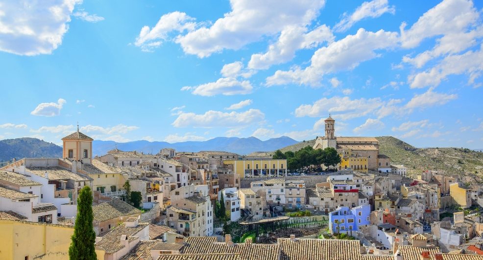 Murcia Spanje zonnig in november