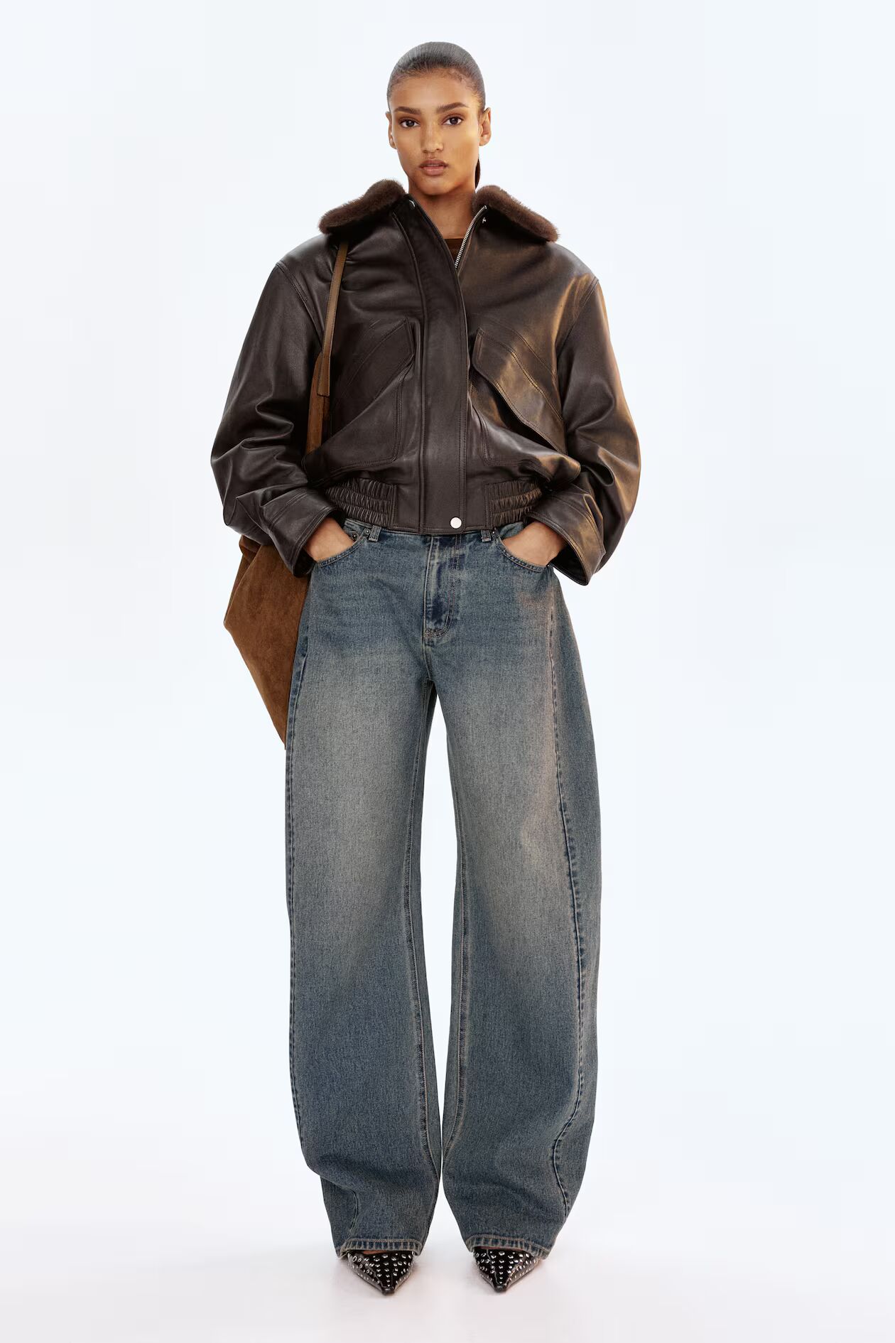 De barrel jeans van H&M