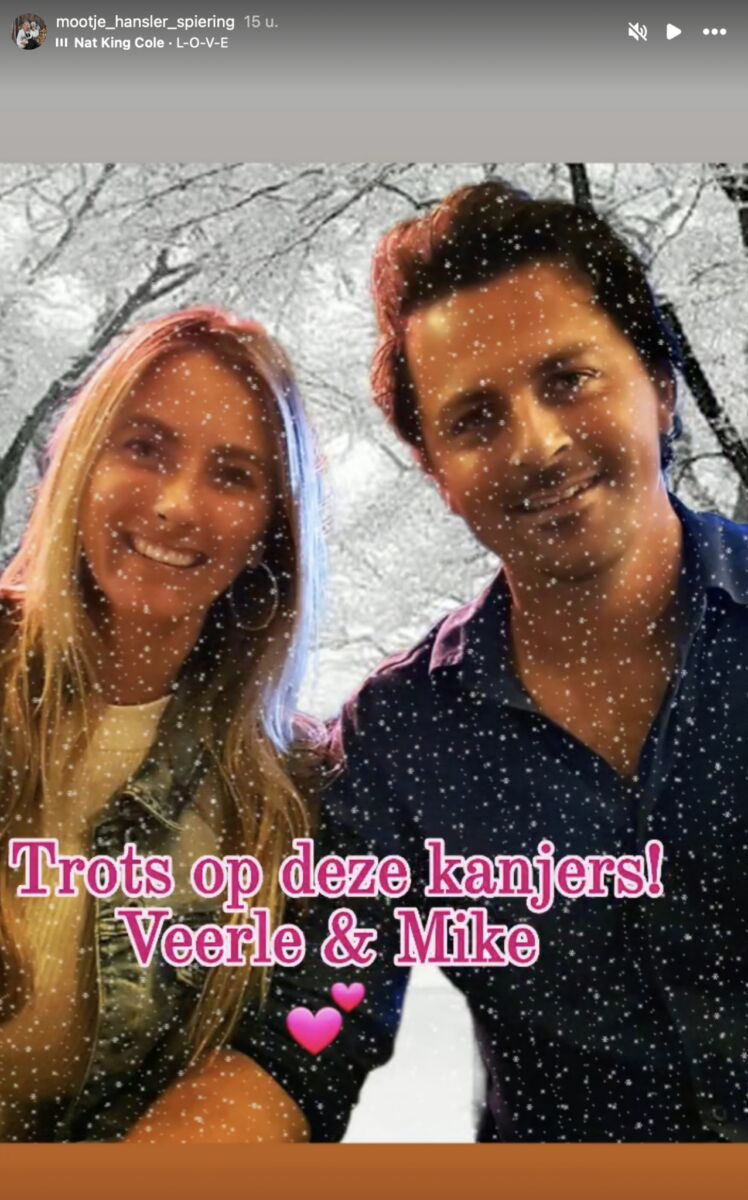 Veerle en Mike Hansler, gedeeld door Monique. 