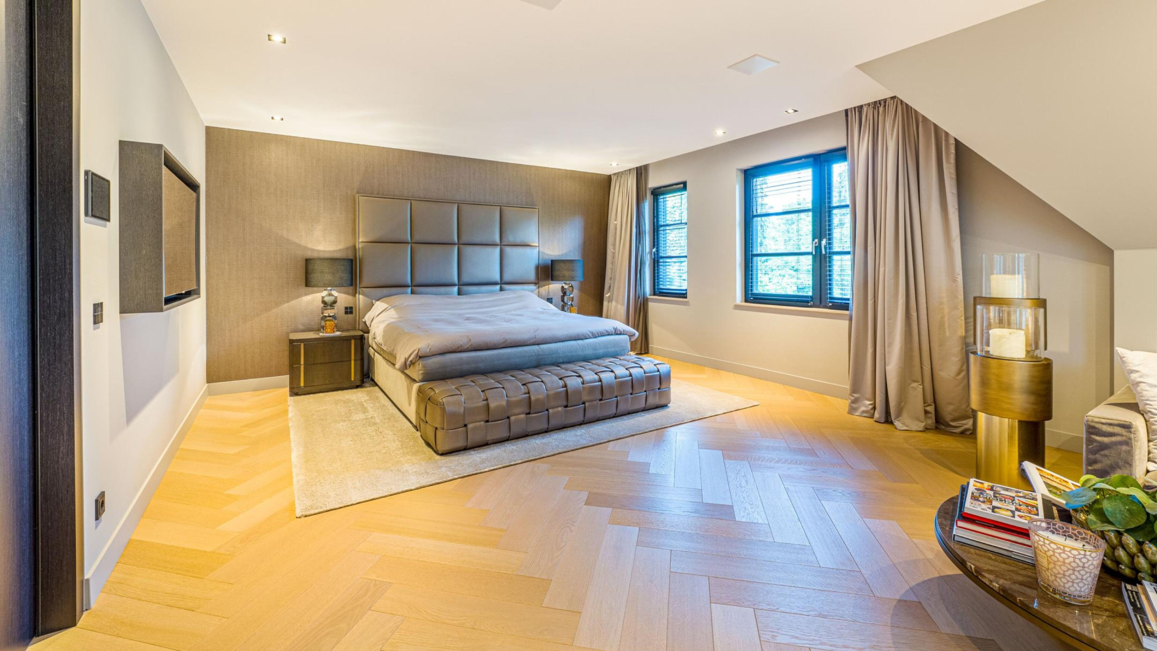 Slaapkamer van Olcay en Eelko.